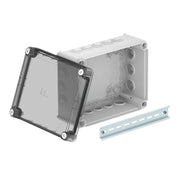 OBO Bettermann - Dose, Gehäuse für Montage auf der Wand/Decke Kabelabzweigkasten T 250 HD TR m. transp. Deckel