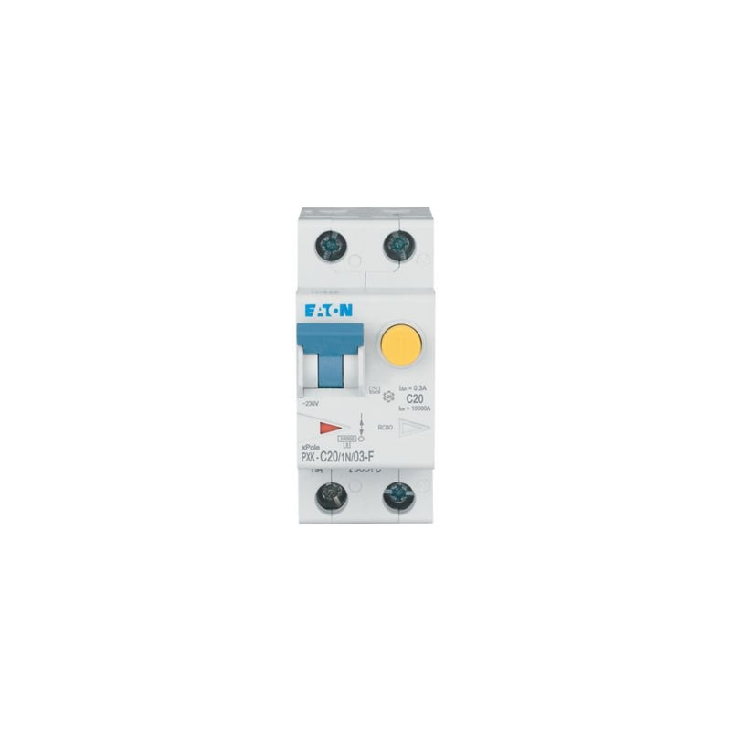Eaton - Kombination FI-Schalter/Leitungsschutzschalter FI/LS Kombination PXK-C20/1N/03-F 20 A, 300 mA, C