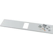 Eaton - Abdeckung/Blende/Beschriftungsleiste (Schaltschrank) Frontblende +Einbausatz 3p XMP430404C PKZ4 horizontal grau