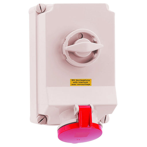 Bals Elektrotech - CEE-Steckdose abschaltbar, abgesichert (IEC 60309) CEE-Steckdose 16901 63A,5p,400V,6H,IP44