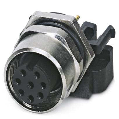 Phoenix Contact - Rundsteckverbinder, feldkonfektionierbar (Industriesteckverbinder) Wanddurchführung SACC-DSIV-M1#1556854 − 10 Stück