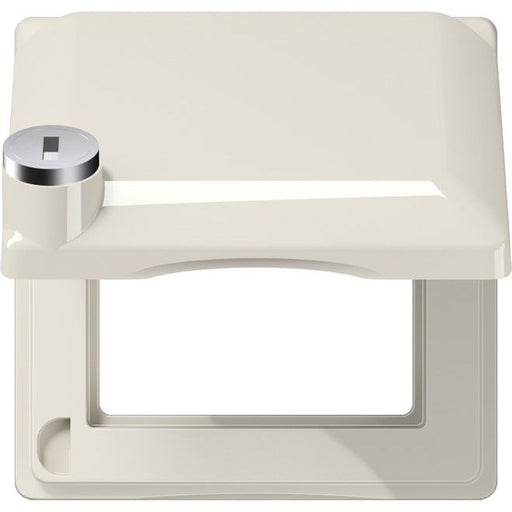 Jung - Abdeckrahmen Klappdeckel AS 581 BFKLSL Platte 80,5x80,5mm
