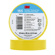 3M - Klebeband PVC Elektro-Isolierband Temflex165 gb19X20 165YL5E
