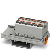 Phoenix Contact - Durchgangs-Reihenklemme Verteilerblock PTFIX 18X1,5-NS35 GY − 20 Stück