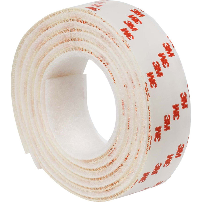 3M - Klettband Haken Schlaufen SJ352W/IPS 25mmx1,25m,4,4mm − 4 Stück