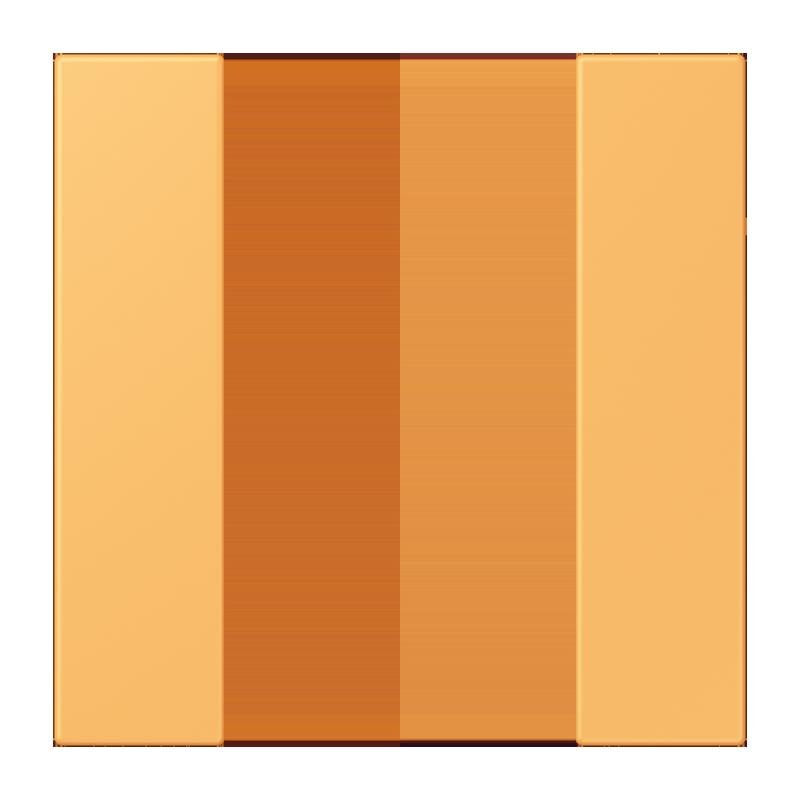Jung - Abdeckung/Bedienelement für Installationsschalterprogramme Tastensatz 1fach LC 501 TSA 254 ocre jaune clair