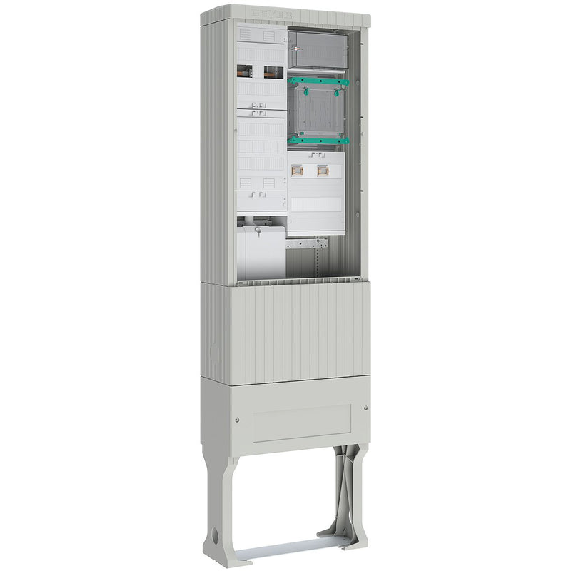 ABN - Zähler-Komplettschrank Zähleranschlusssäule SZ205EA2505 2 eHZ 5pol