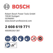 Bosch - Trenn-/Schleifscheibe PRO Stainless Steel and 2608619771 Metal Trennscheibe