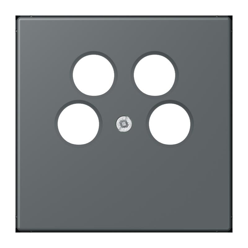 Jung - Einsatz/Abdeckung für Kommunikationstechnik Abdeckung für SAT-TV LC 990-4 SAT2 202