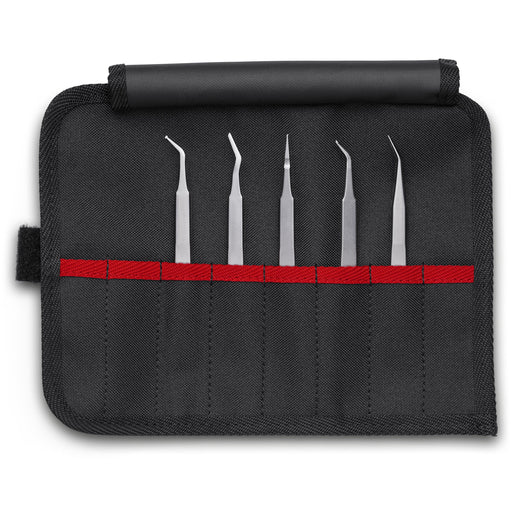 Knipex - Werkzeugset SMD-Präzisionspinzetten 92 00 03 Set 5-teilig