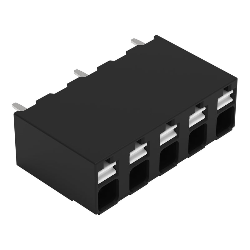 WAGO - Leiterplattenklemme THR-Leiterplattenklemme 2086-3125 Drücker,1,5mm²,sw − 132 Stück