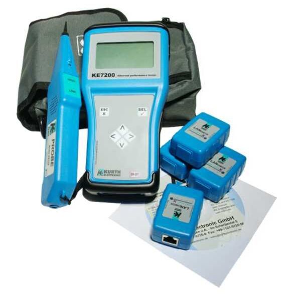 Kurth - Mess-/Testgerät für Kommunikationstechnik Netzwerktester Set KE7200 PRO Kit
