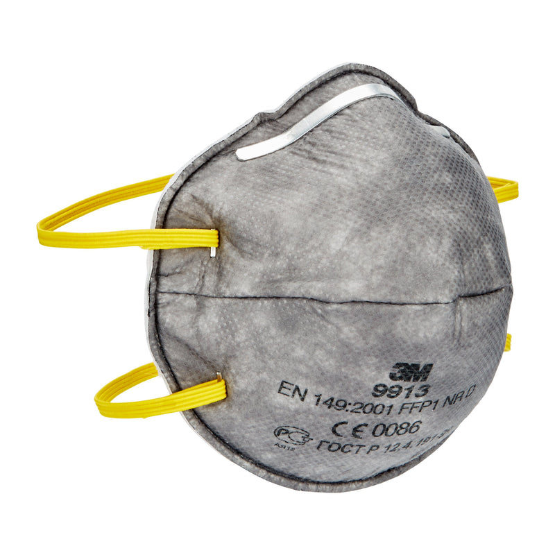 3M - Staubschutzmaske Geruchs-Atemschutzmaske 9913 (VE20) FFP1,organ. Gerüche − 5 Packung