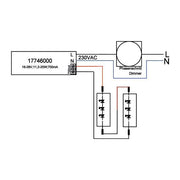 Brumberg Leuchten - LED-Betriebsgerät LED-Konverter 17746010 700mA Phasendimmbar