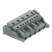 WAGO - Kabelsteckverbinder für Leiterplattensteckverbinder 1-Leiter-Federleiste 231-205/037-000 CAGECLAMP,2,5 mm²,gr − 50 Stück