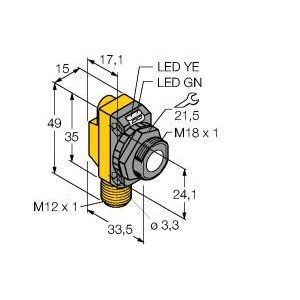 Turck - Ultraschall Taster Ultraschallsensor QS18UPAEQ8