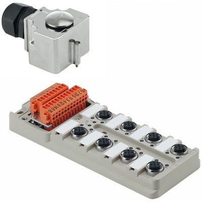 Weidmüller - Passiver Sensor-/Aktor-Verteiler (ohne Leitung) Sensor Aktor Verteiler SAI-8-MHD 5P M12 OL