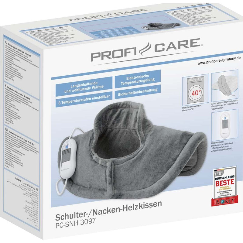 PROFICARE - Heizdecke/Heizkissen/Fußwärmer Schulter/Nackenheizkissen PC-SNH 3097 gr − 4 Stück