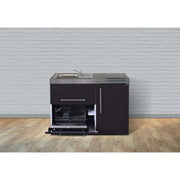 Stengel - Mini-Küche Miniküche Premiumline MPGSSM120GSGKFreBli Schwarz matt