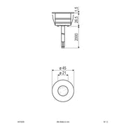 EVN Lichttechnik - Bodeneinbauleuchte LED-Bodeneinbauleuchte 441520A IP65