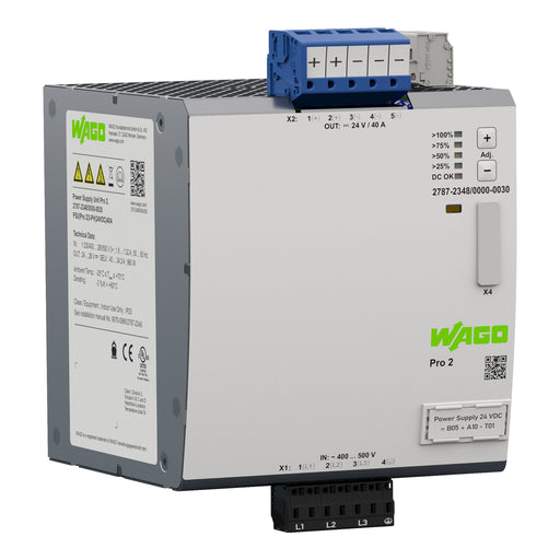 WAGO - Gleichstromversorgung Stromversorgung 2787-2348/000-030 Pro 2,3-phasig