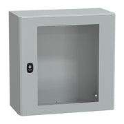Schneider Electric - Gehäuse/Schaltschrank (leer) Wandschrank RAL 7035 NSYS3D5525T 500x500x250 Sichttür