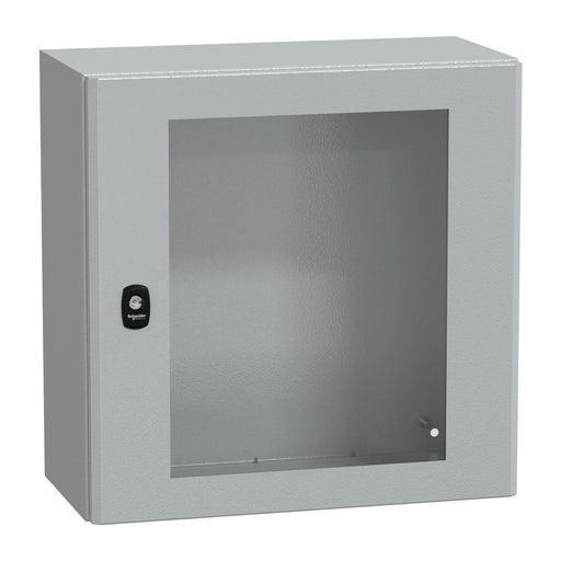 Schneider Electric - Gehäuse/Schaltschrank (leer) Wandschrank RAL 7035 NSYS3D5525T 500x500x250 Sichttür
