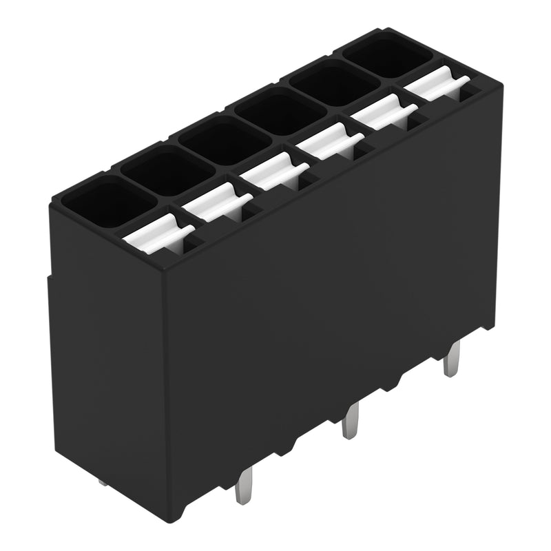 WAGO GmbH & Co. KG - Leiterplattenklemme THR-Leiterplattenklemme 2086-1126 Drücker,1,5mm²,sw − 144 Stück
