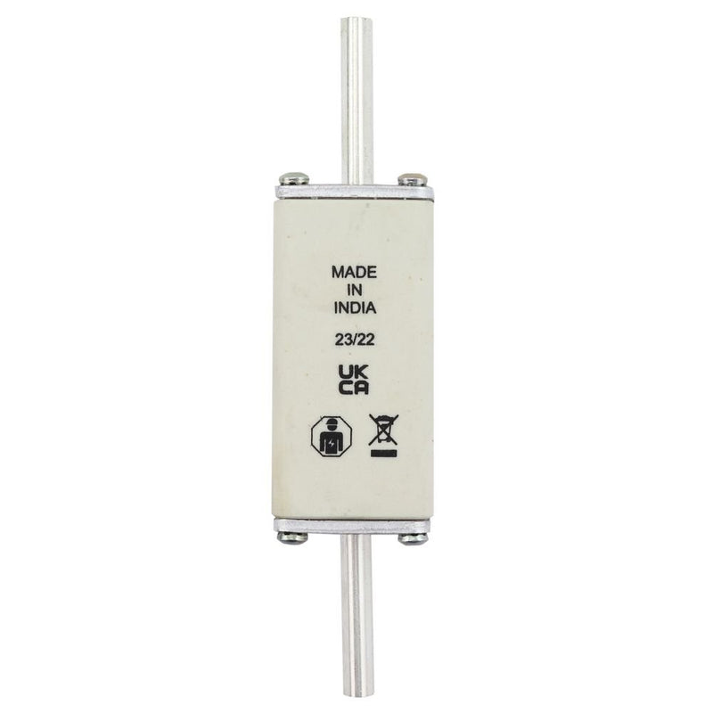 Eaton - Messersicherung Sicherungseinsatz Nieders. NH FUSE 80#80NHG0B 80A AC 500V 120kA − 3 Stück