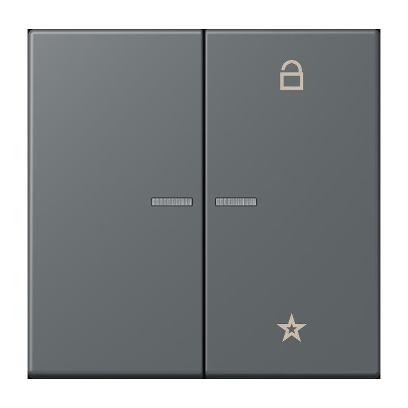 Jung - Bedienelement intelligent eNet Taster Universal 1f. FM LC 1701 202