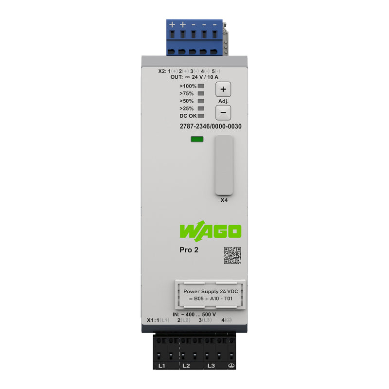WAGO - Gleichstromversorgung Stromversorgung 2787-2346/000-030 Pro 2,3-phasig