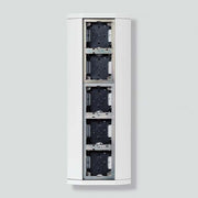 Siedle&Söhne - Montageelement für Türstation Kommunikations-Display KSA 605-0 AG AP, anthrazitgrau − 1 Stück
