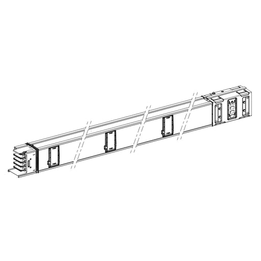 Schneider Electric - Schienenverteilereinheit Verteilerstreckenstück KSA800ED4306 gerade, 3m, 800A