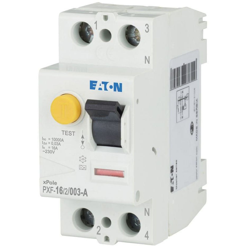 Eaton - Fehlerstrom-Schutzschalter FI-Schutzschalter PXF-16/2/003-A 16A 2p, 30mA