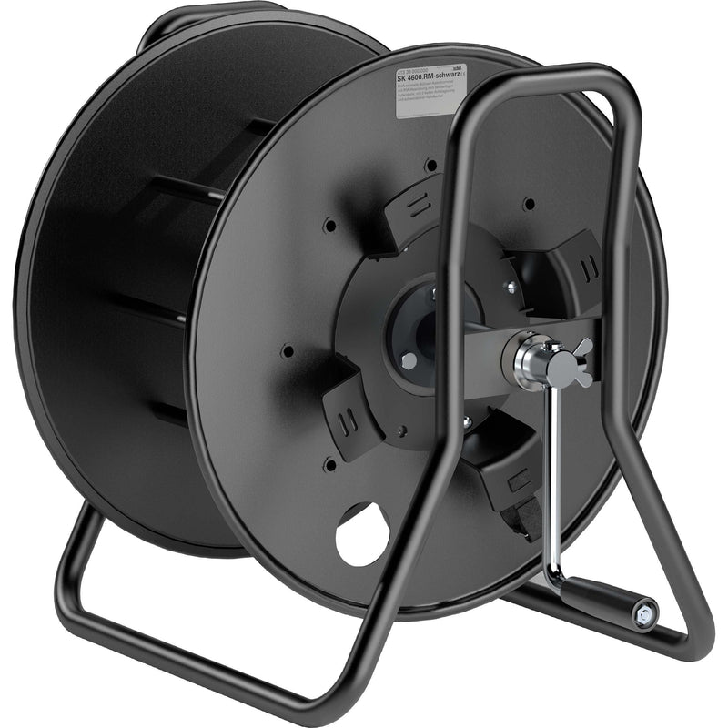 Schill - Kabeltrommel Stahlblech-Kabeltrommel SK 4600.RM-SCHWARZ mit Hilfsspule