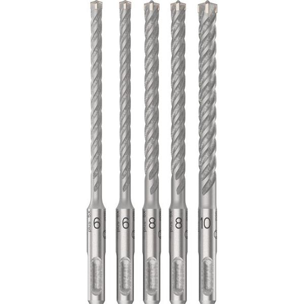 Bosch - Bohrer-Set PRO SDS plus-5X 2608833911VE(5) Hammerbohrer-Set − 5 Packung