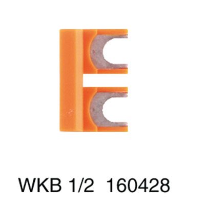 Weidmüller - Querverbinder/Brücker für Reihenklemme Zubehör Tragschiene WKB 1/2 − 50 Stück