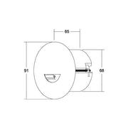 Brumberg Leuchten - Decken-/Wandleuchte LED-Wandeinbauleuchte 10371083 3000K