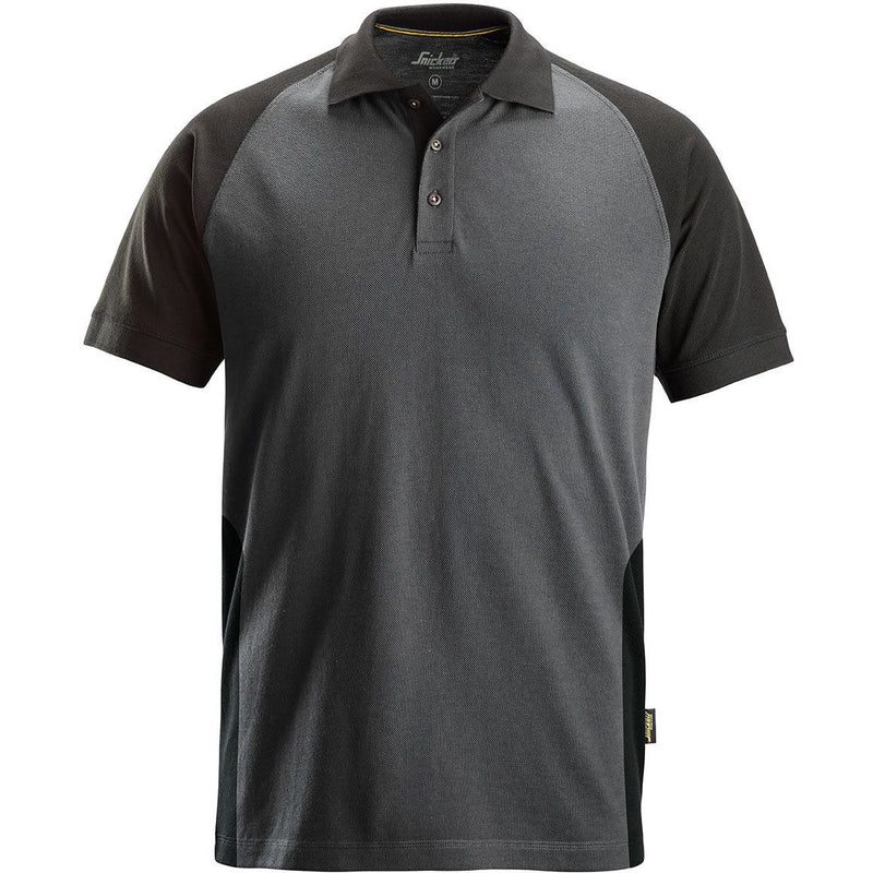 Snickers Workwear - Poloshirt 2-Farben Poloshirt 27505804003 XS,stahlgr-schw