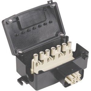 Harting - Installationskleinverteiler Energieverteiler 1xHan 09120084806 Q4/2 Buchseneinsatz