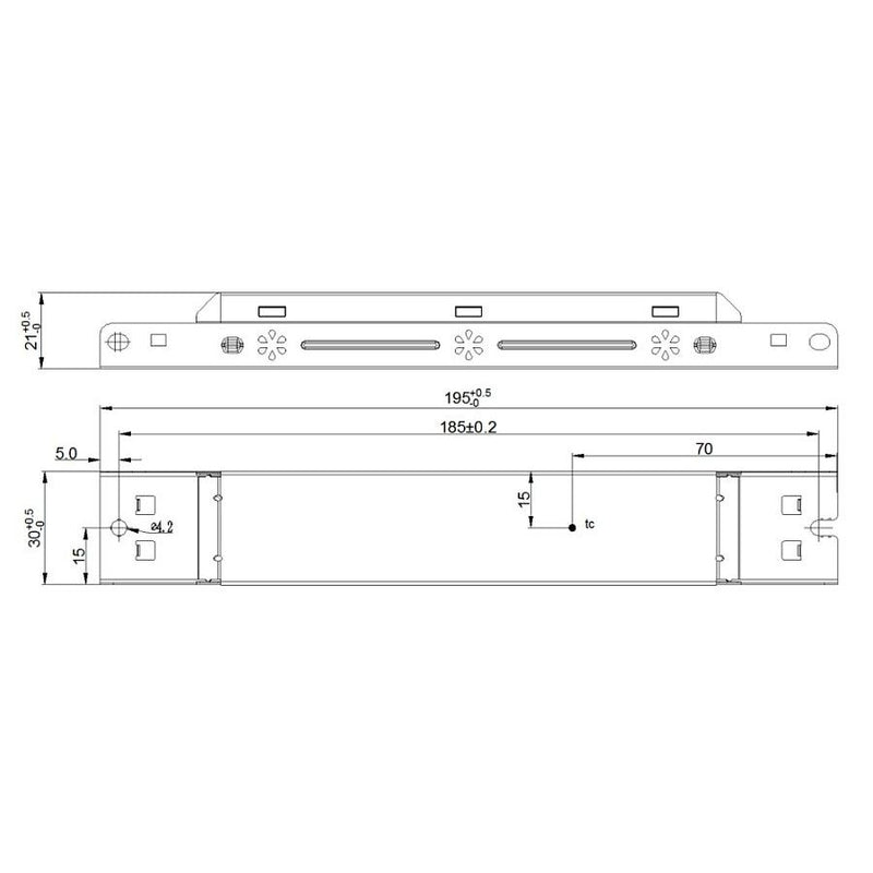 Radium Lampenwerk - LED-Betriebsgerät LED-Treiber OTNA4438 80W/200-350mA