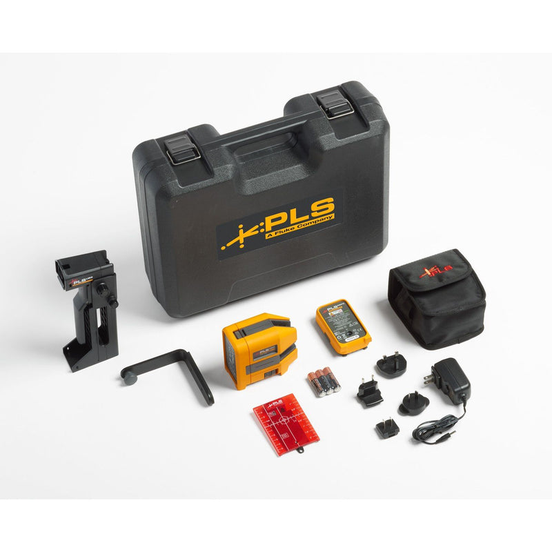 Fluke - Messlaser Lasernivelliergeräte-Kit PLS 180R RBP KIT Kreuzlinien/Punkt,rt