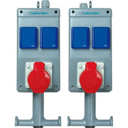 Walther Werke - CEE-Steckdosen-Kombination (IEC 60309) Steckdosenhängekombination 6H00203CB