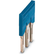 Phoenix Contact - Querverbinder/Brücker für Reihenklemme Steckbrücke FBS 3-8 BU 3pol. − 10 Stück