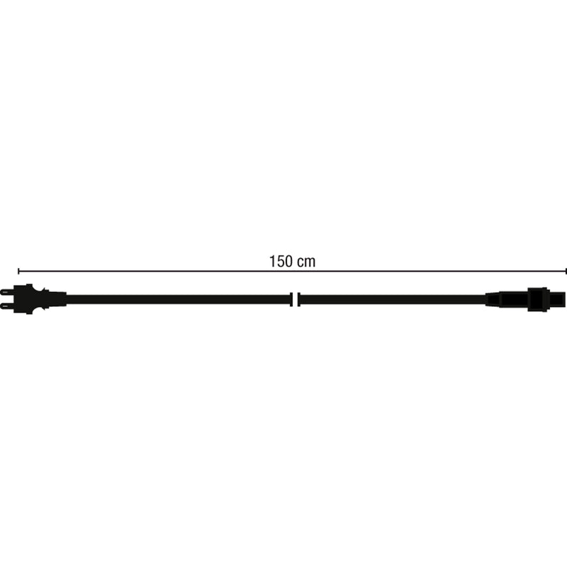 Scharnberger+Hasenbein - Elektrisches Zubehör/Ersatzteile für Leuchten Anschlußstecker 58158 Quick Fix 1,5m sw