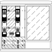 Elsta Mosdorfer - Zähler-Komplettschrank WS A850-2 S5 L 250A 1W2 WS822L.S5.N1212 ZWS LEW Verteilnetz