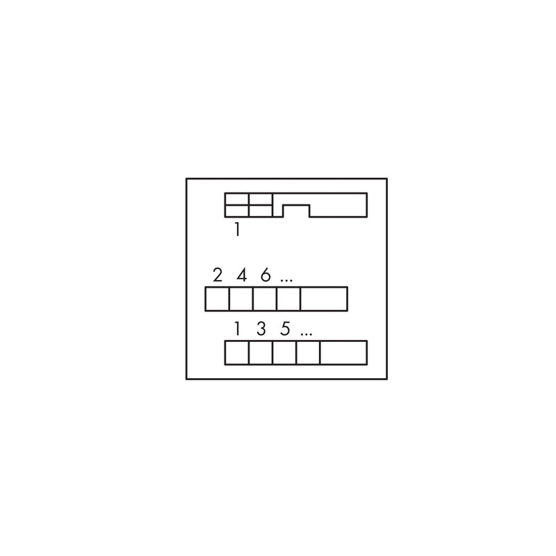 WAGO - Übergabemodul Steckverb. 289-501 DIN 41651,10-polig