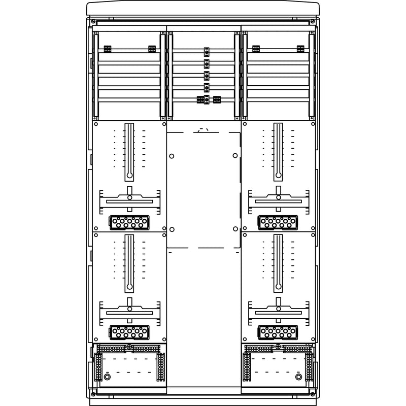Elsta Mosdorfer - Zähler-Komplettschrank Zähleranschlusssäule ZS614.N1 A655-1 N1 4Z 3.HZ