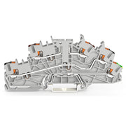 WAGO - Installations-Etagenklemme Installationsetagenklemme 2203-6660 2,5 mm² mit Drücker − 50 Stück