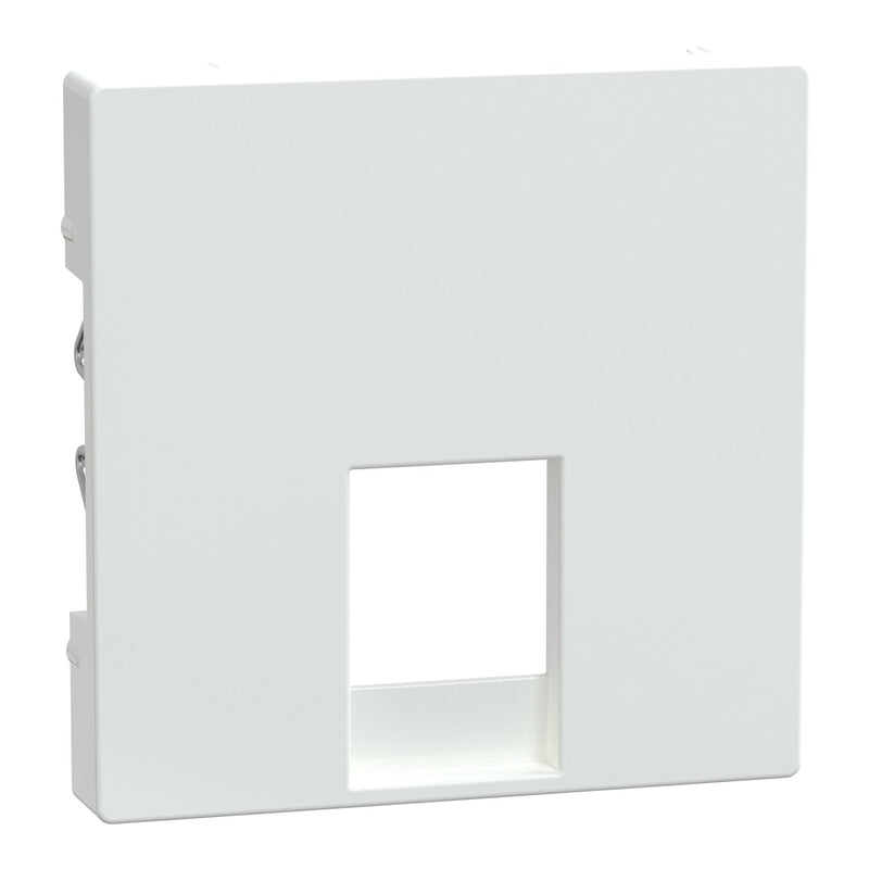 Merten - Einsatz/Abdeckung für Kommunikationstechnik Zentralplatte aws/gl MEG4211-0325 für RJ11/RJ12